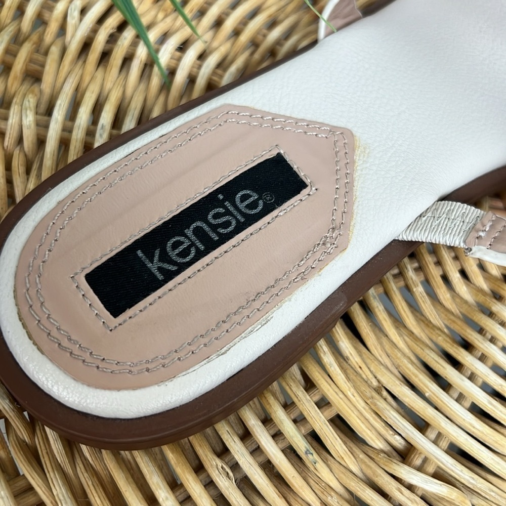 Kensie Sandal Gold Cream Slide Malania 7.5 - Picture 7 of 13